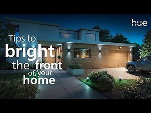 Front Yard Lights: Philips Hue Smart Exterior Lights for House Setup