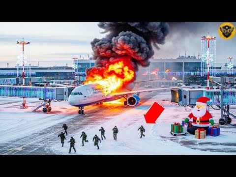 BLOODY CHRISTMAS! Ukraine STRIKES Moscow Airport at Peak Hour