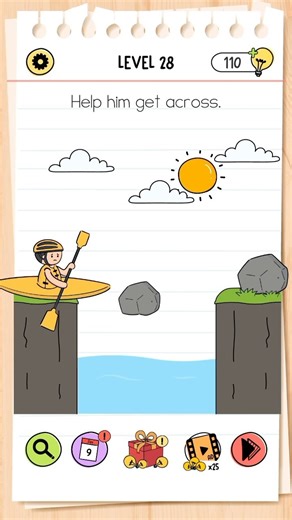 brain test level 28 👍👍😎😄