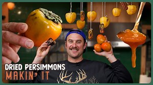 How to make a sweet persimmon fruit snack at home