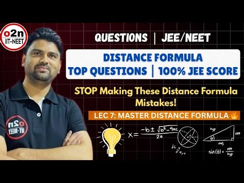 Distance Formula Questions Based on RCC & Coordinate Geometry | LEC 7 Complete Practice