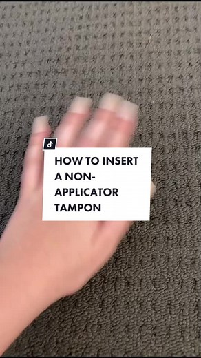 how to insert a non-applicated tampon! #periodadvice #period #fyp #foryou #foryoupage #viral #w #xyzbca #1 #tampon #ubykotexaunz @ubykotexaunz