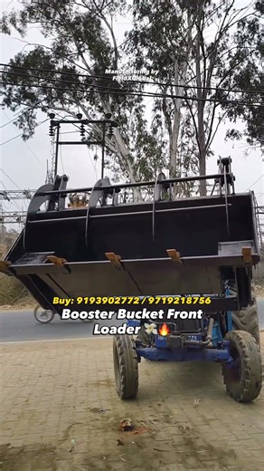 Booster Bucket Loader | Front Tractor Attachment Loader Manufacturing by FieldXGlobal #frontloader
