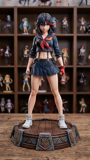 Figura IA | Ryuko Matoi - Kill La Kill 🔥 Ryuko Matoi se centra en su búsqueda de venganza y autodescubrimiento en la Academia Honnouji, la cual está dominada por un sistema de jerarquía de poder. Historia y Origen Protagonista: Ryuko Matoi es la protagonista principal del anime y manga Kill la Kill. Búsqueda: Se traslada a la Academia Honnouji con el objetivo de encontrar al asesino de su padre, Isshin Matoi (Souichiro Kiryuin). Arma y Pista: Su única pista es la mitad de una