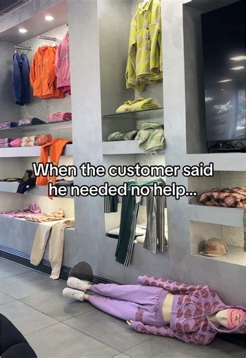 When the customer said they needed no help 🤦‍♂️ #upnyc | customers be like