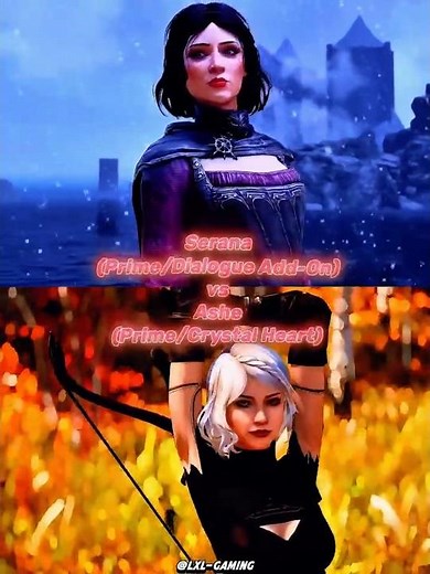 Serana vs Ashe • Skyrim Edit