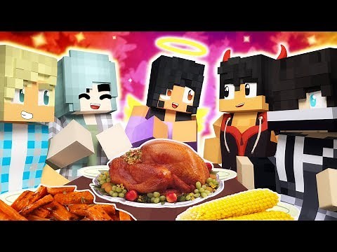 Thanksgiving Traditions | Angelsville Minecraft Survival [Ep.11]