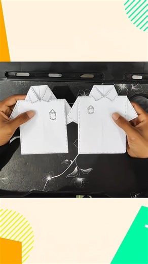 How to make paper cloth😎#crafts #artandcraft