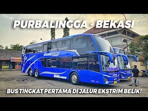 Sensasional! Bus Double Decker Mewah SATU ENAM DELAPAN Trans Lewat Jalur Ekstrim Pegunungan | PART 1
