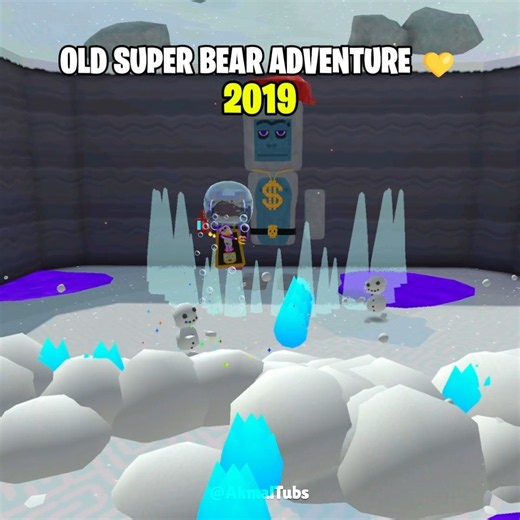 Old Snow Valley 2017 vs New Hardcore Super Bear Adventure #superbearadventure