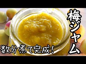【梅ジャム】意外に簡単・冷凍保存で一年中楽しめる！