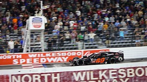 In just his third race back from a broken arm, "Big Money" Matt Hirschman found his way to victory lane in the inaugural NASCAR Whelen Modified Tour race at North Wilkesboro Speedway on Saturday night. | FloRacing