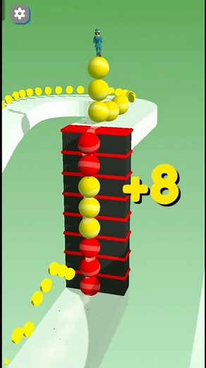 Stack rider gameplay walktrough android iOS #games #stackrider