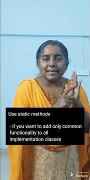 Java Interview Questions -58| When to use static and default methods in an interface? #javainterview