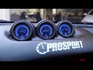 How to Install Gauges on a Mazda RX8 (Prosport Evo)
