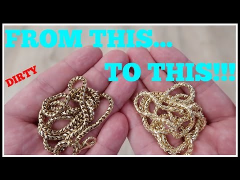 How to make your DIRTY jewelry like BRAND NEW! (Cleaning video)