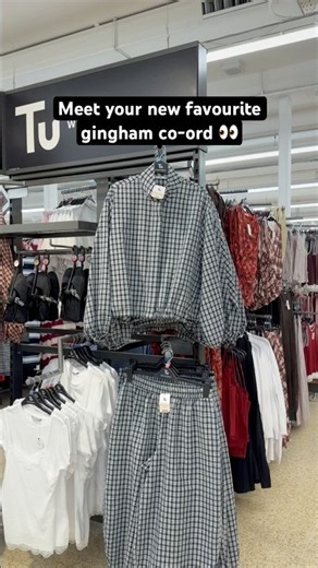 Meet your new favourite gingham co‑ord: now live in two dreamy colourways 🫶 #TuClothing