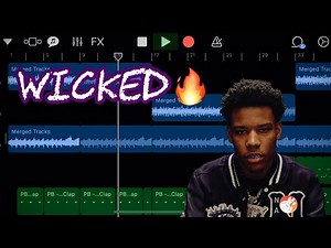 How to make a HARD/DARK Trap beat on GarageBand iOS! (Nardo Wick)