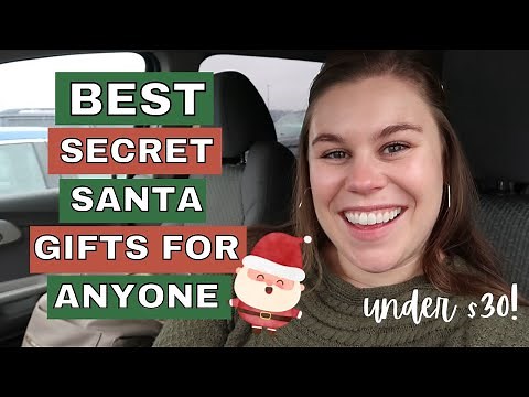 GIFT EXCHANGE IDEAS UNDER $30 // BEST SECRET SANTA GIFTS FOR SOMEONE YOU DON'T KNOW