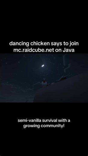 listen to chicken and join mc.raidcube.net on Java. #minecraftvideo #minecraftmeme #minecraftjava #minecraftparody #minecraftserver