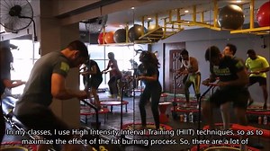 Watch our Bounce Instructor ZAIN talk about the benefits of BOUNCING! *** The UTIMATE FAT LOSS routine this Ramadan! BOUNCE EXTREME - An exclusive workout on TRAMPOLINES! BURN upto 800 CALORIES in a single class! Our Boogie Bounce programme is FAB, FUN, FUNKY AND FAT BURNING. It is a complete exercise programme on a mini trampoline, with a safety bar, choreographed to chart topping inspiring music which includes an extremely effective cardio section, Makes use of High Intensity Interval Training