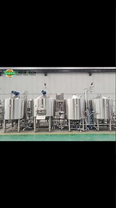 1500L 4-vessel brewhouse ready for testing.