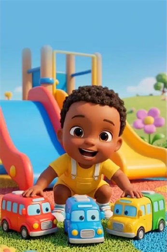 Ten Little Buses | Nursery Rhymes & Toddler Song