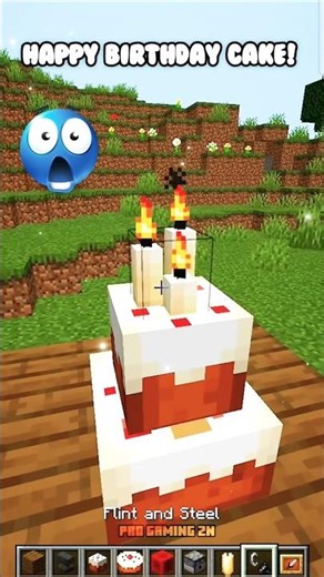 @ProgamingZN-official Happy Birthday Cake🥳!#minecraft#shorts