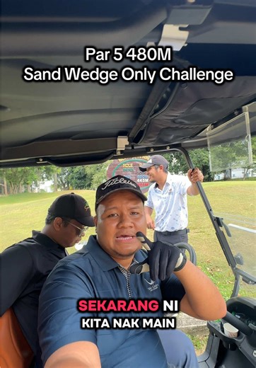 Sand wedge/56 degree sepanjang par 5. Siapa ada bran boleh buat challenge ni. #golf #golftiktok #golftiktokmalaysia #teambxb #fyp