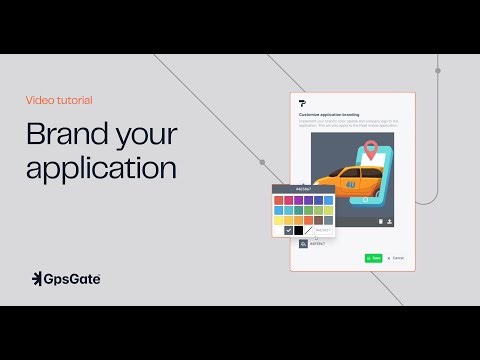 Brand your applications in GpsGate