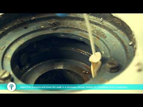 How to Collect an Environmental Surface Sample From a Drain