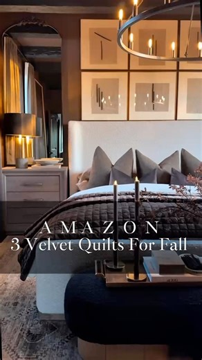 126K views · 1.4K reactions | Click here https://liketk.it/5pfkH Three of my favorite velvet quilts from Amazon  Lightweight, cozy, and perfect for fall layering. Designer inspired styles that look way more expensive than they are. 癩 #amazonhome #amazonbedding #velvetquilt #fallbedding #cozybedroom #brownquilt #neutralbedding #designerlookforless #affordablebedding #homedecorfinds #bedroominspo #amazonfinds | Summerthompsonstyles Connected Page | Facebook