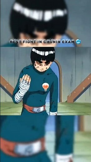 Rock Lee vs Gaara | Best chunin exam fight | Naruto Shippuden