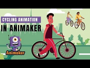 Cycling Animation in Animaker: How to Create Stunning Bike Ride 2D Graphics!