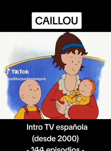Canción de Caillou intro TV española – letra y nostalgia