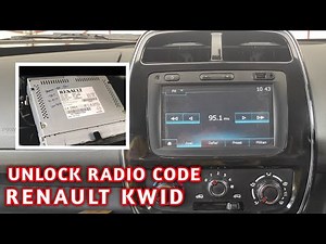 UNLOCK CODE TAPE RENAULT KWID || GET KWID SYSTEM CODE