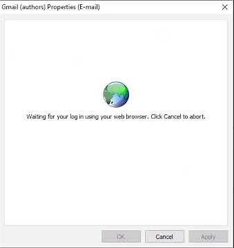 OE Classic - Reauthenticate button