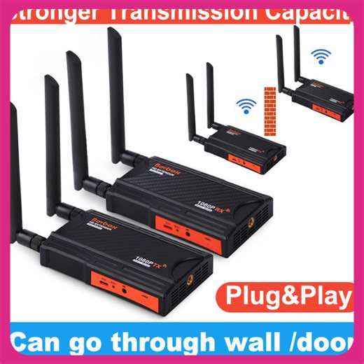 Wireless HDMI Extender Video Transmitter Receiver 5.8Ghz 250M for Streaming from DSLR,Laptop,PS4 to TV/Projector IR Support. | Lazada PH