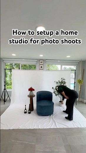 Transform Your Space: Easy Home Photo Studio Setup in Minutes! #photographytips #StudioSetup
