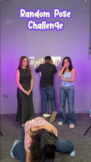 Random Pose Challenge 😂 Simple setup, crazy fun & non-stop laughs with friends!