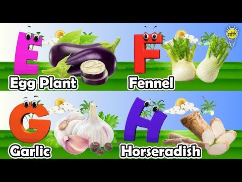 Vegetables ABC Song | Vegetables Alphabet Song | Phonics for Kids | Alphabet Letters