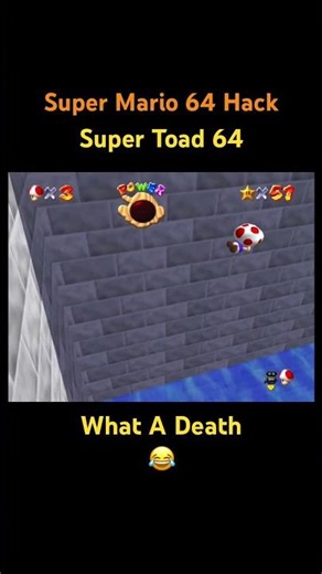 Toad‘s Funny Death 😂 In Super Toad 64 - Super Mario 64 Hack