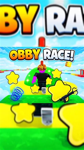 ROBLOX OBBY RACE: First One to the Top Wins!#roblox #gaming #shorts