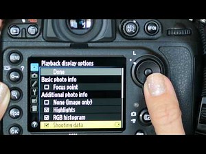 Nikon D800 Playback Menu