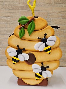 Handmade Honey Bee Pinata: Beehive Party Decoration - Etsy