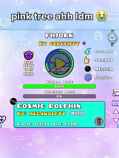 i love blueskii #geometrydash #decoration #decoration #gaming #vecna #games #gd #speedrun