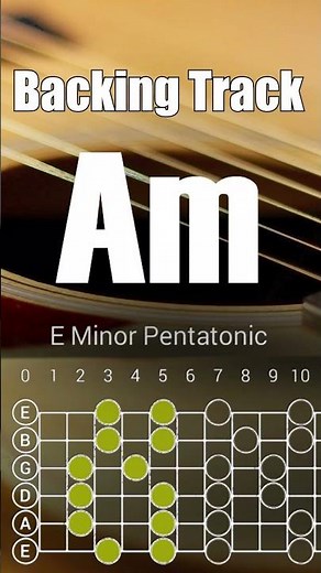 Guitar Backing Track Em #backingtrack #guitarbackingtrack #guitarjamtrack #guitar