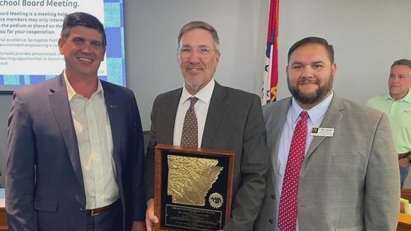 Springdale superintendent awarded Arkansas Superintendent of the Year