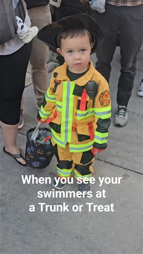 15 reactions | When our swimmers see Little Fins at a Trunk or Treat … it’s a dance party!  We love seeing our swim family everywhere we go, spreading smiles, confidence, and moves both in and out of the pool!  #LittleFinsSwimSchool #MakingMoves #SwimFamily #ColoradoSpringsKids #DrowningPrevention | Little Fins Swim School | Facebook