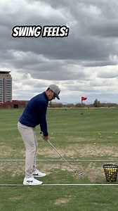 240K views · 836 reactions | My favorite feel to pull the ball: Drive your left heel back to pull your left hip behind you. It clears space, keeps the face square, and helps eliminate blocks or pushes. Great for players who push shots or get stuck underneath—especially if you like playing a pull-fade like me #golf #golftips #golfswing #feels #practice #howto #quickfix #push | Mike Rodenbush | Facebook